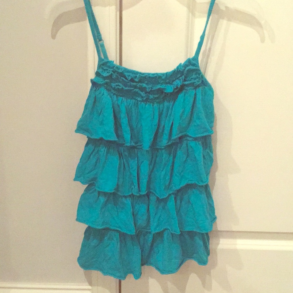 Express ruffled tank top shirt!!